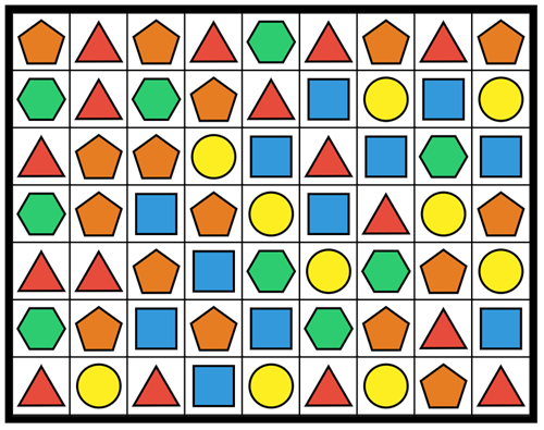 Shape Fall Game 